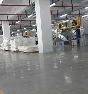 昌平某化工廠廠房地面固化
